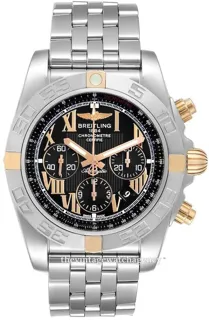 Breitling Chronomat IB011012B957375A 43.5mm Rose gold and Stainless steel Black