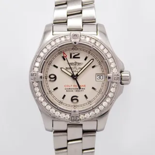 Breitling Colt A77380 33mm Stainless steel White