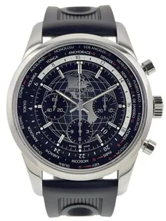 Breitling Transocean AB0510 46mm Stainless steel Black