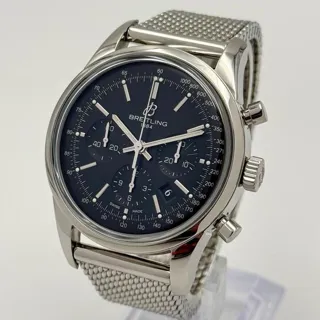 Breitling Transocean Chronograph AB015212/BA99 43mm Stainless steel Black