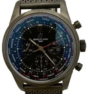 Breitling Transocean MB0510 46mm Stainless steel Black