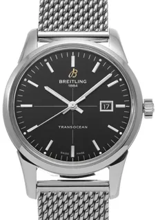 Breitling Transocean A036B91OCA 43mm Stainless steel Black