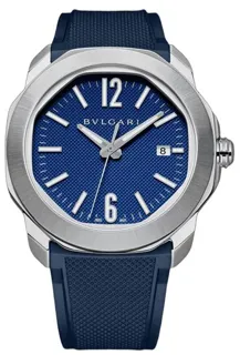 Bulgari Octo 103829 42mm Stainless steel Blue