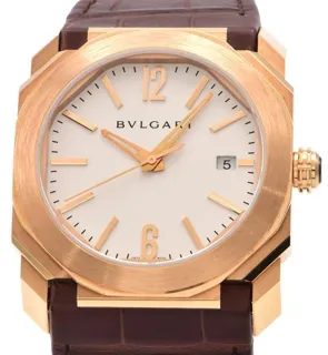 Bulgari Octo BGOP38WGLD 38mm Rose gold White