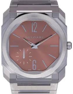 Bulgari Octo Finissimo 103856 40mm Stainless steel Pink