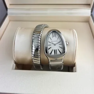 Bulgari Serpenti 101828 35mm Stainless steel Silver