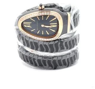 Bulgari Serpenti 102885 35mm Ceramic Black