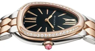 Bulgari Serpenti 103450 33mm Yellow gold and Stainless steel Black