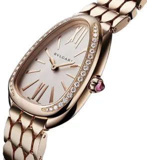 Bulgari Serpenti 33mm Rose gold White