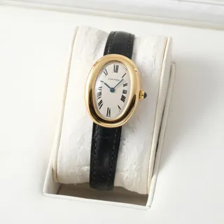 Cartier Baignoire 866044 23mm Yellow gold Silver