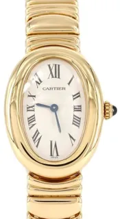 Cartier Baignoire W15045D8 23mm Yellow gold Silver