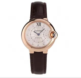 Cartier Ballon Bleu 33mm WE902040 33mm Rose gold Silver