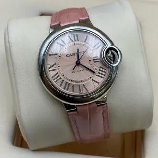 Cartier Ballon Bleu 33mm WSBB0031 33mm Stainless steel Pink