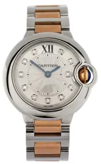 Cartier Ballon Bleu de Cartier Rose gold and Stainless steel Silver