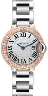 Cartier Ballon Bleu de Cartier Rose gold and Stainless steel Silver