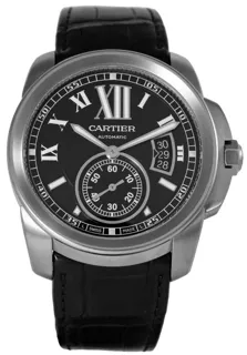 Cartier Calibre de Cartier 3389 42mm Stainless steel Black