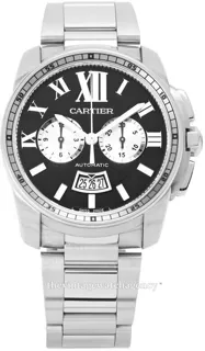 Cartier Calibre de Cartier W7100061 42mm Stainless steel Black