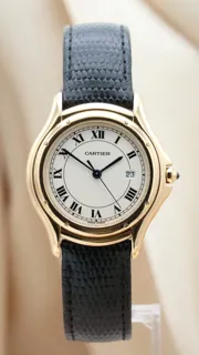 Cartier Cougar 116000R 33mm Weiu00df