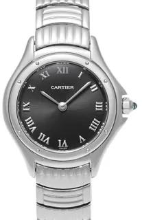 Cartier Cougar W35017L4 26mm Stainless steel Black