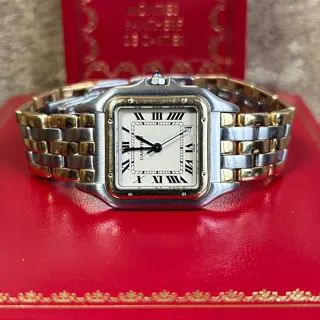 Cartier Panthère 183949 27mm Yellow gold and Stainless steel Champagne