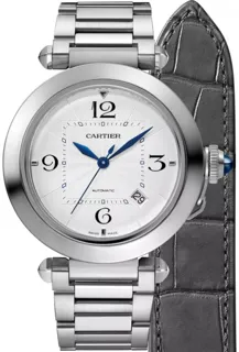 Cartier Pasha de Cartier 35mm Stainless steel Silver