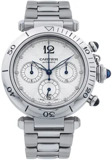 Cartier Pasha w31030H3 38mm Stainless steel Silver