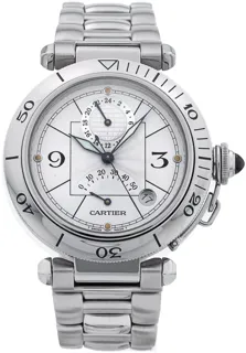 Cartier Pasha W31037H3 38mm Stainless steel Silver