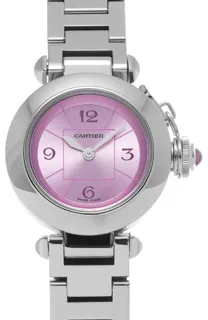 Cartier Pasha W3140023 27mm Stainless steel Pink