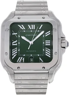 Cartier Santos de Cartier WSSA0062 40mm Stainless steel Green