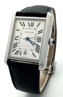 Cartier Tank XL Stainless steel White