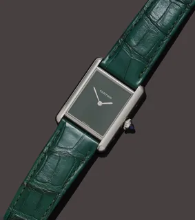 Cartier Tank 4323 Stainless steel Green