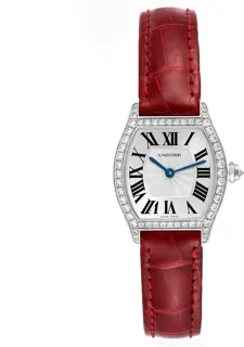 Cartier Tortue WA501007 White gold Silver