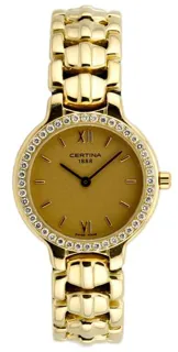 Certina 1888 18CT GOLD 24mm Yellow gold Champagne