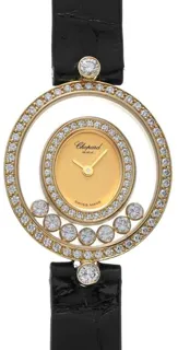 Chopard Happy Diamonds 20/4292 24.2mm Yellow gold Champagne