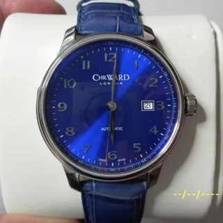 Christopher Ward 006-100 45mm Stainless steel Blue