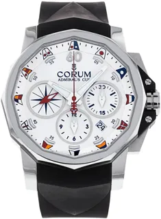 Corum Challenge 44 01.0007 Stainless steel White