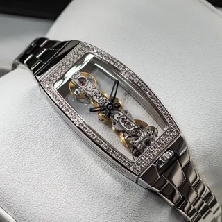 Corum Miss Golden Bridge 113.102.69/V880 0000 21mm White gold Skeletonized