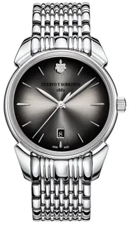 Cuervo y Sobrinos Historiador 3101B.1ASN 40mm Stainless steel Gray