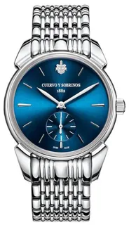 Cuervo y Sobrinos Historiador 3102B.1ASB 40mm Stainless steel Blue