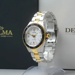 Delma 52701.560.6 43mm Stainless steel White