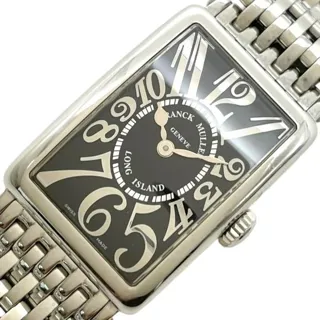 Franck Muller Long Island 902 QZ 23mm Stainless steel Black