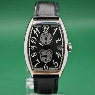 Franck Muller Master Banker 6850 MB 34mm White gold Black