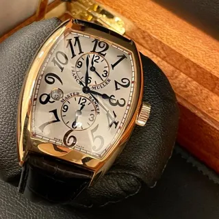 Franck Muller Master Banker 9880MBSCDT 50mm Rose gold Silver