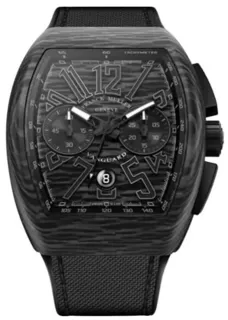 Franck Muller Vanguard V 45 CC DT Carbon NR Carbon fiber Black