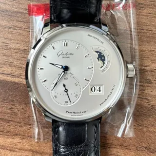 Glashütte PanoMaticLunar 1-90-02-42-32-01 40mm Stainless steel White