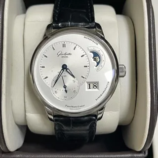 Glashütte PanoMaticLunar 1-90-02-42-32-05 40mm Stainless steel Silver