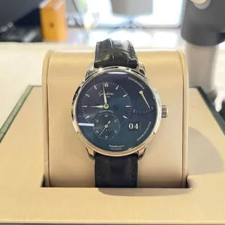 Glashütte PanoReserve 1-65-01-25-12-55 Stainless steel Blue