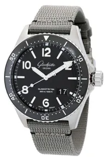 Glashütte SeaQ Panorama Date 1-36-13-01-80-34 Stainless steel Black