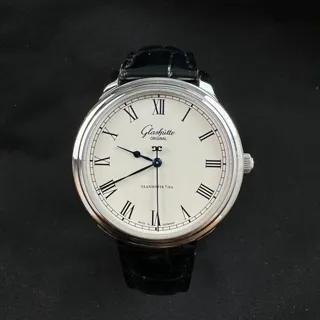 Glashütte Senator Automatic 13959010204-CM4-DC701 40mm Stainless steel White