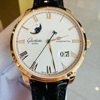 Glashütte Senator Excellence 1-36-24-02-05-02 Rose gold Silver